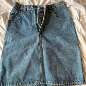 GUESS 1985 high waisted denim skirt